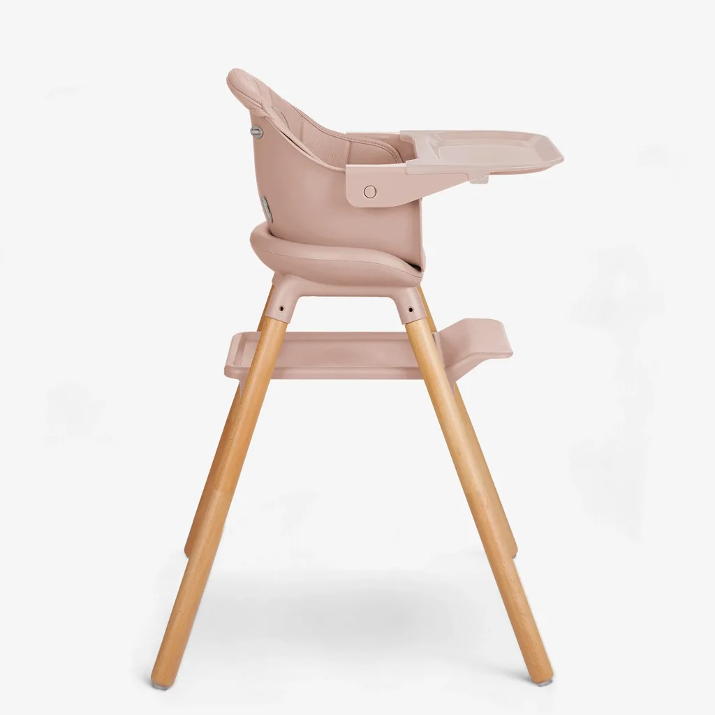 صندلی غذا کیکابو مدل Woody 2in1 پایه چوبی 2کاره Kikkaboo