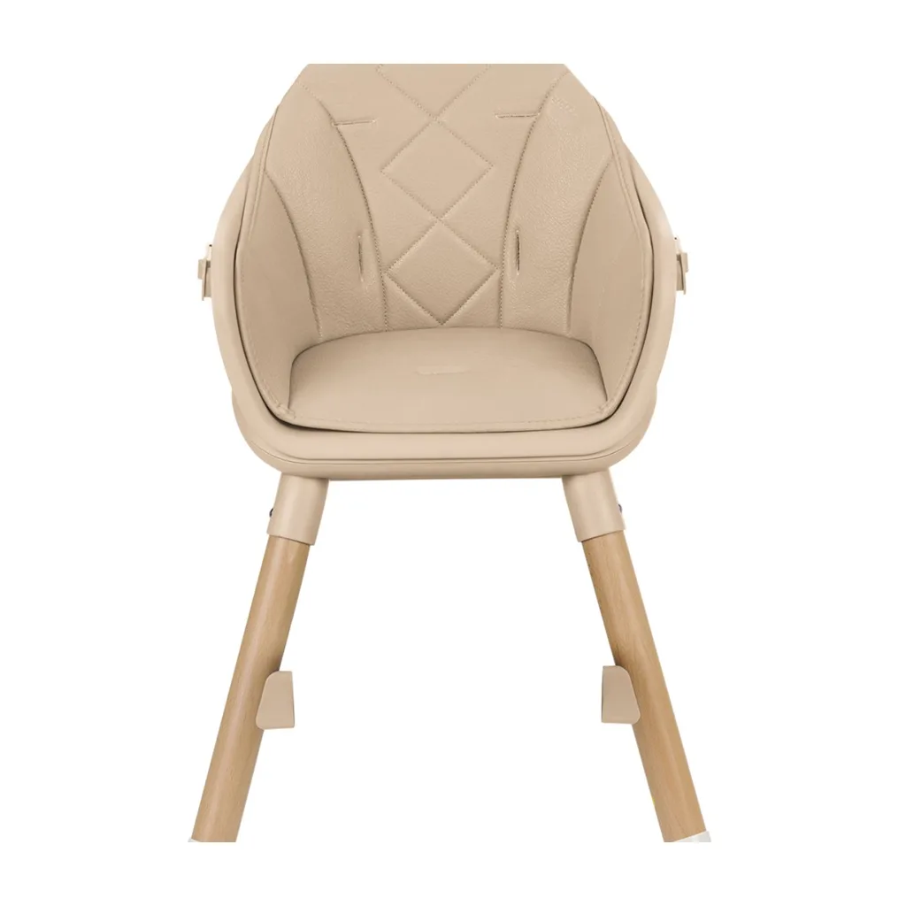 صندلی غذا کیکابو مدل Woody 2in1 پایه چوبی 2کاره Kikkaboo