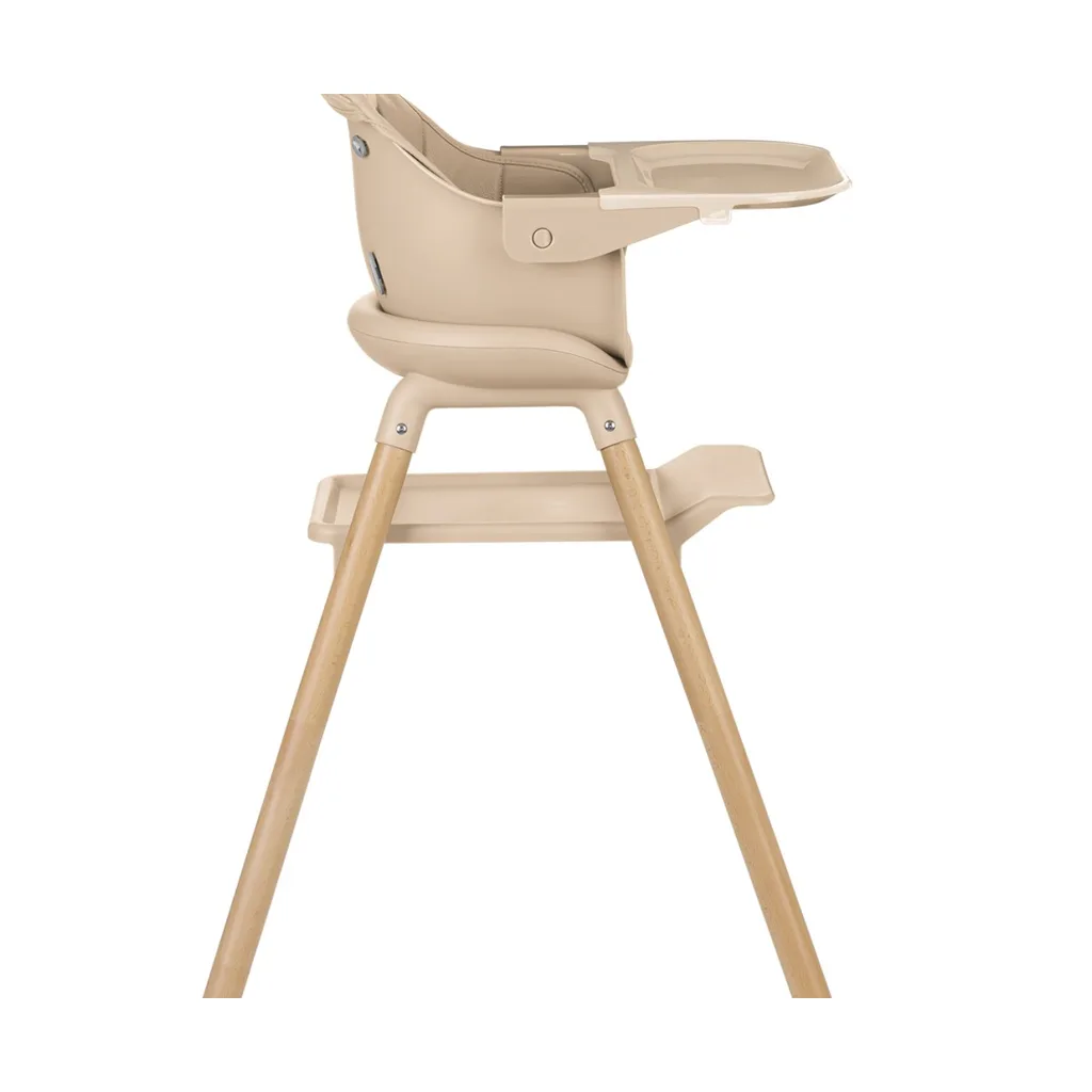 صندلی غذا کیکابو مدل Woody 2in1 پایه چوبی 2کاره Kikkaboo