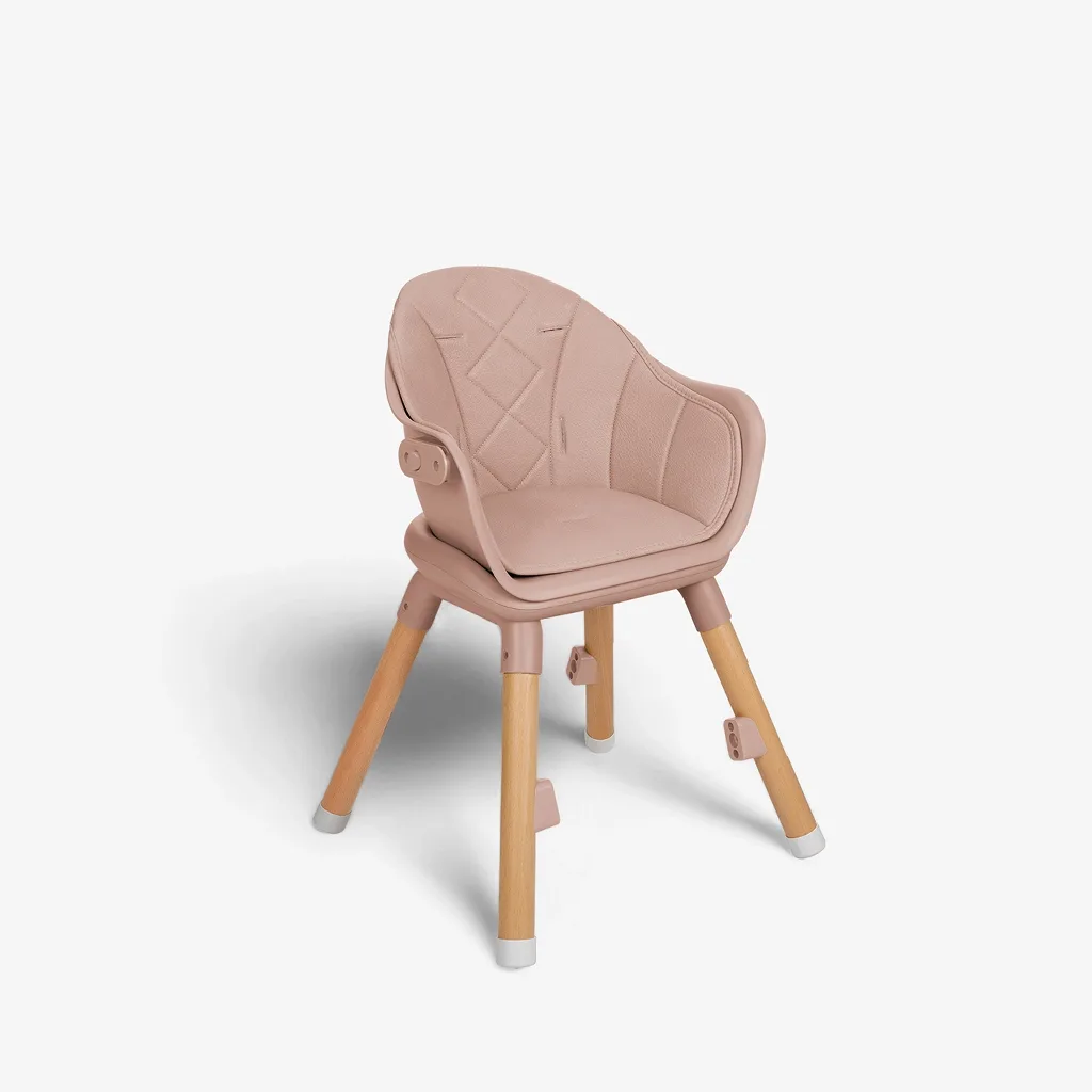 صندلی غذا کیکابو مدل Woody 2in1 پایه چوبی 2کاره Kikkaboo