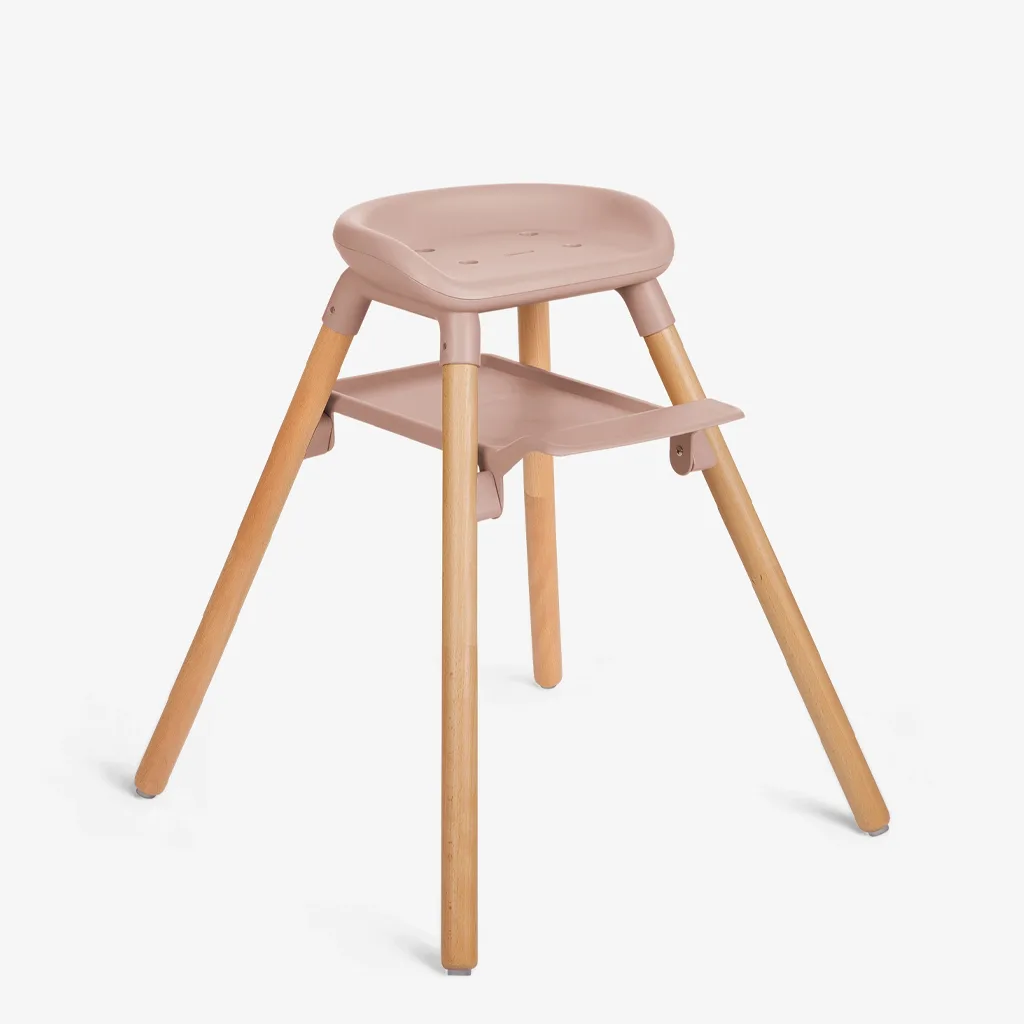 صندلی غذا کیکابو مدل Woody 2in1 پایه چوبی 2کاره Kikkaboo