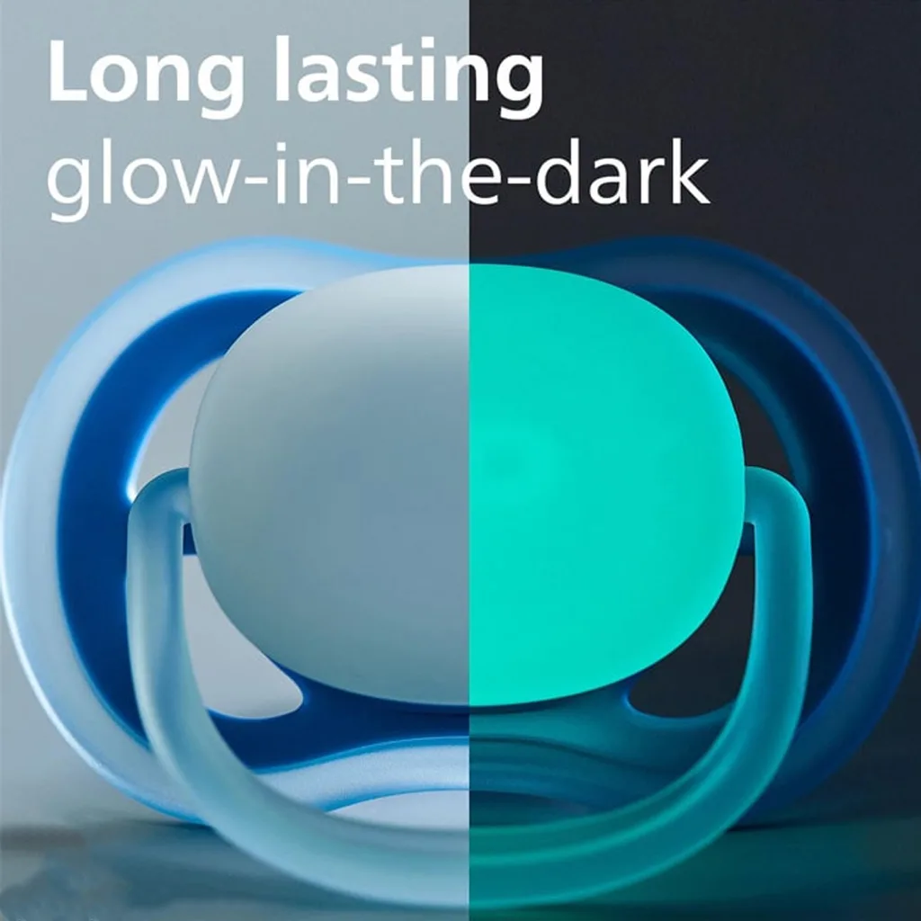 پستانک اونت Ultra Air اولترا ایر 2عددی ستاره عقاب نایت شبرنگ 0-6ماه اونت Avent