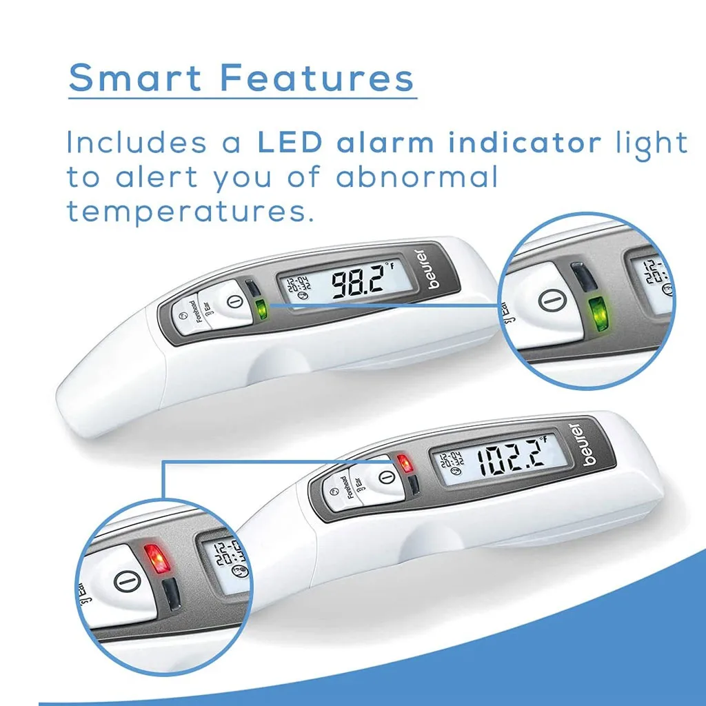 تب سنج دماسنج بیورر دیجیتالی لیزری گوش و پیشانی Beurer