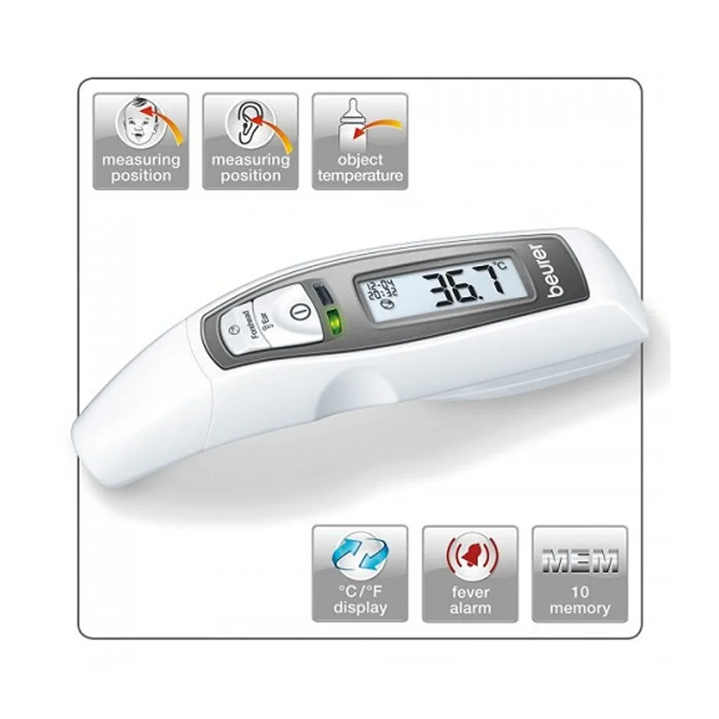 تب سنج دماسنج بیورر دیجیتالی لیزری گوش و پیشانی Beurer