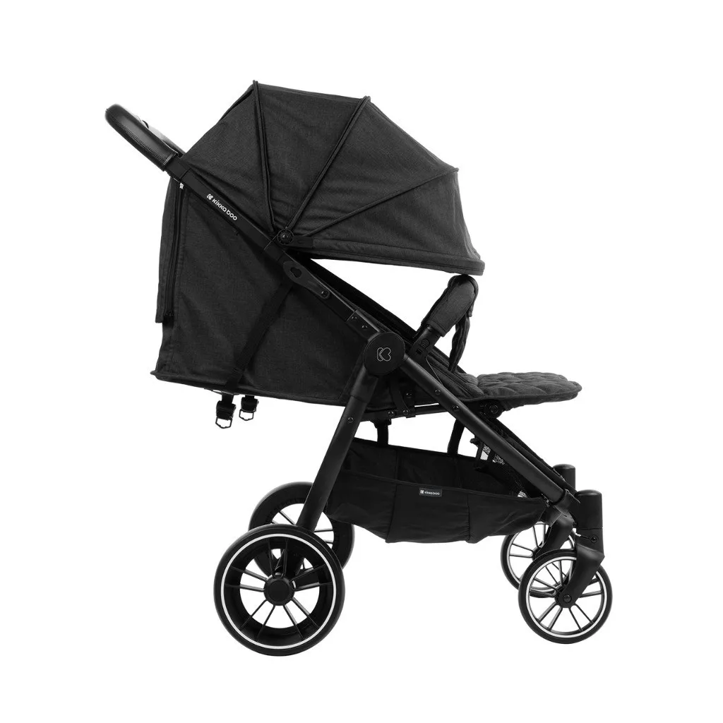 کالسکه 2قلو کیکابو مدل For Twins Happy 2 دسته مبلی Kikkaboo