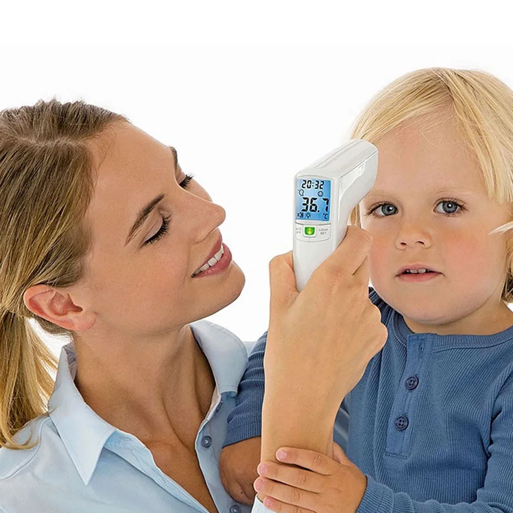 تب سنج بیورر دماسنج دیجیتال لیزری بدون تماس محیط شیشه شیروبدن Beurer