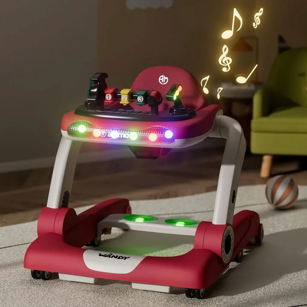 رورورک جامپر واکر 3کاره آنیمو موزیکال چراغدار اسباب بازی سوپر لاکچری Animo