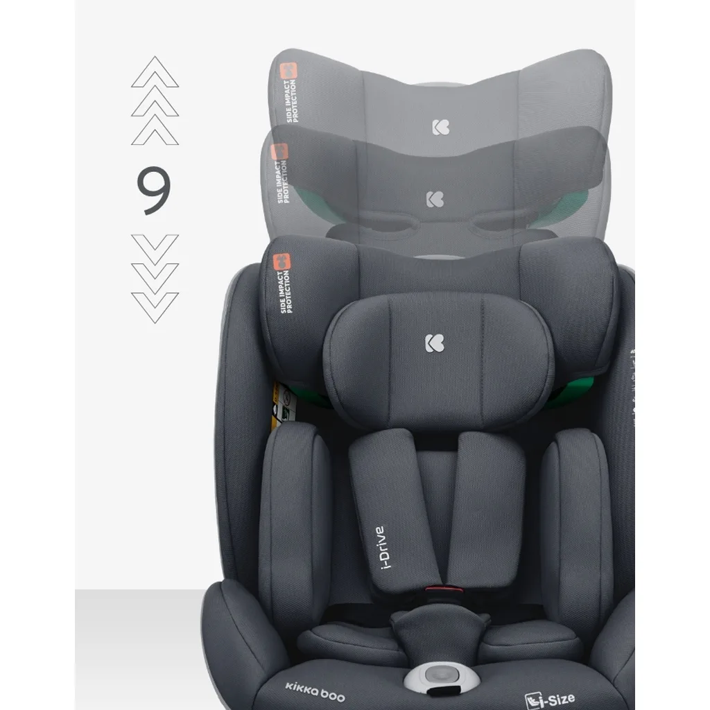 صندلی ماشین کیکابو مدل I Drive I size طبی 360درجه ایزوفیکس دار Kikkaboo