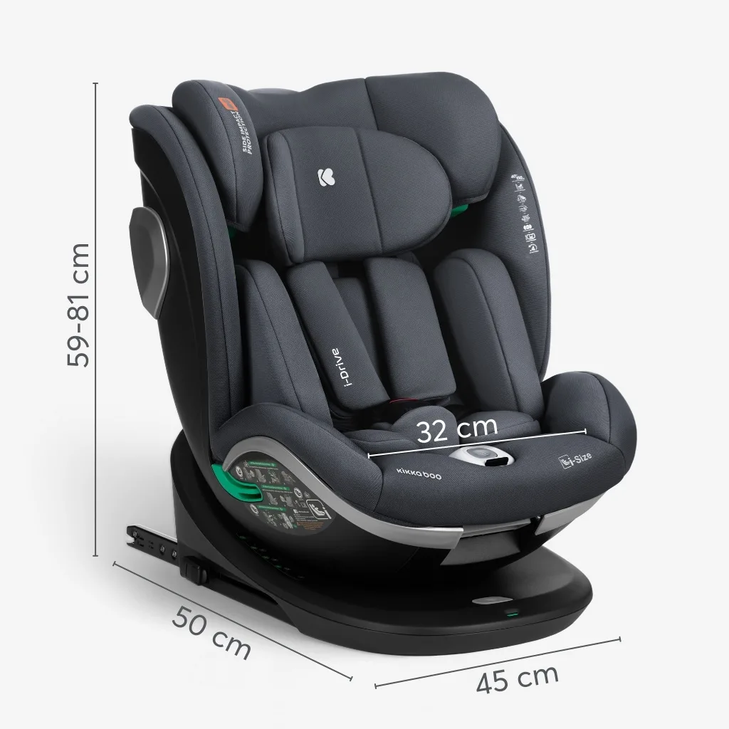 صندلی ماشین کیکابو مدل I Drive I size طبی 360درجه ایزوفیکس دار Kikkaboo