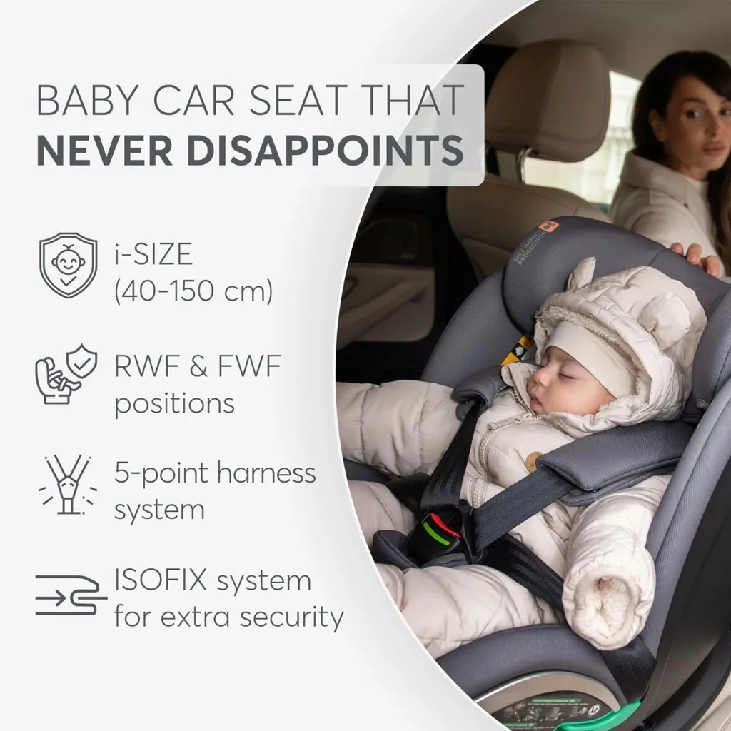 صندلی ماشین کیکابو مدل I Drive I size طبی 360درجه ایزوفیکس دار Kikkaboo