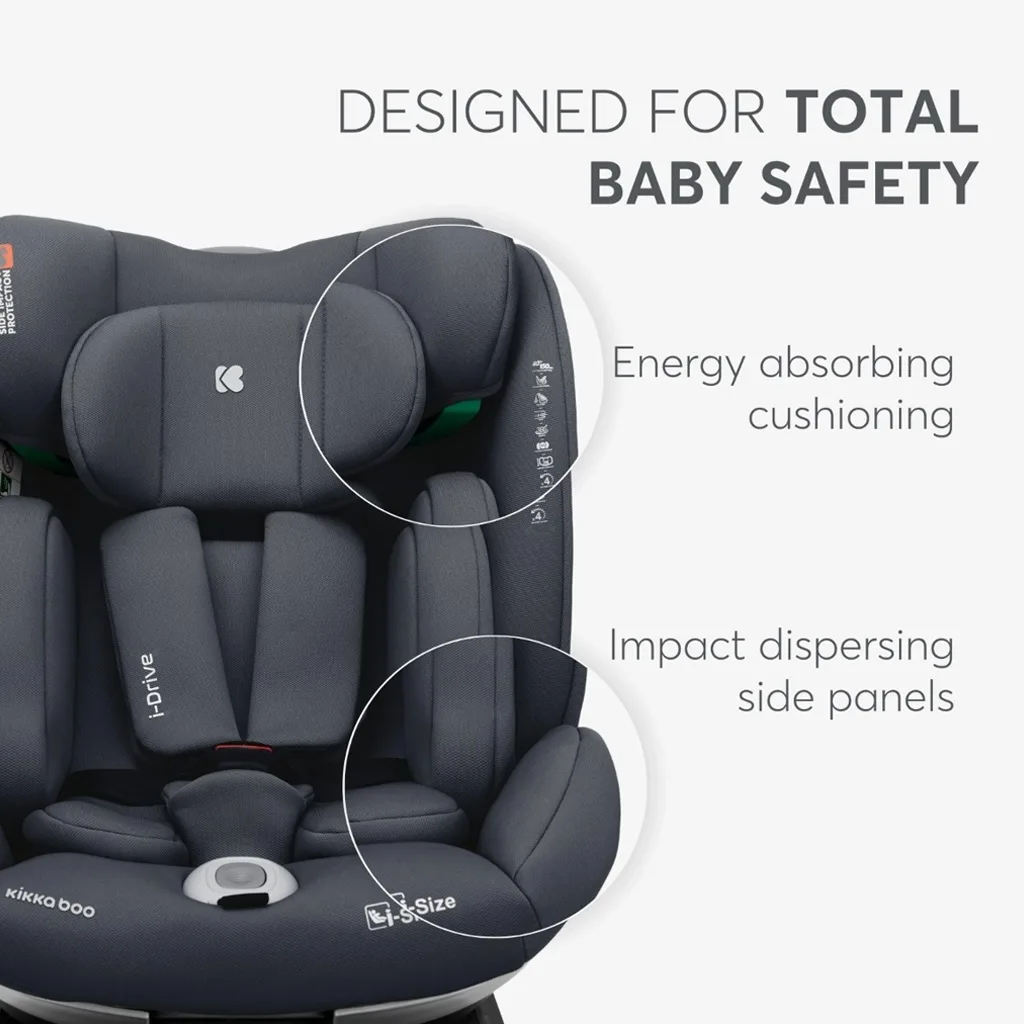 صندلی ماشین کیکابو مدل I Drive I size طبی 360درجه ایزوفیکس دار Kikkaboo