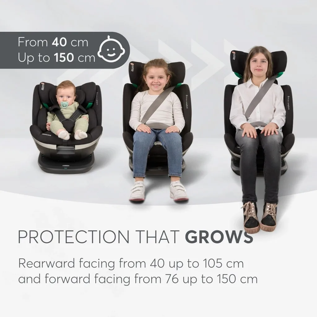 صندلی ماشین کیکابو مدل I Drive I size طبی 360درجه ایزوفیکس دار Kikkaboo