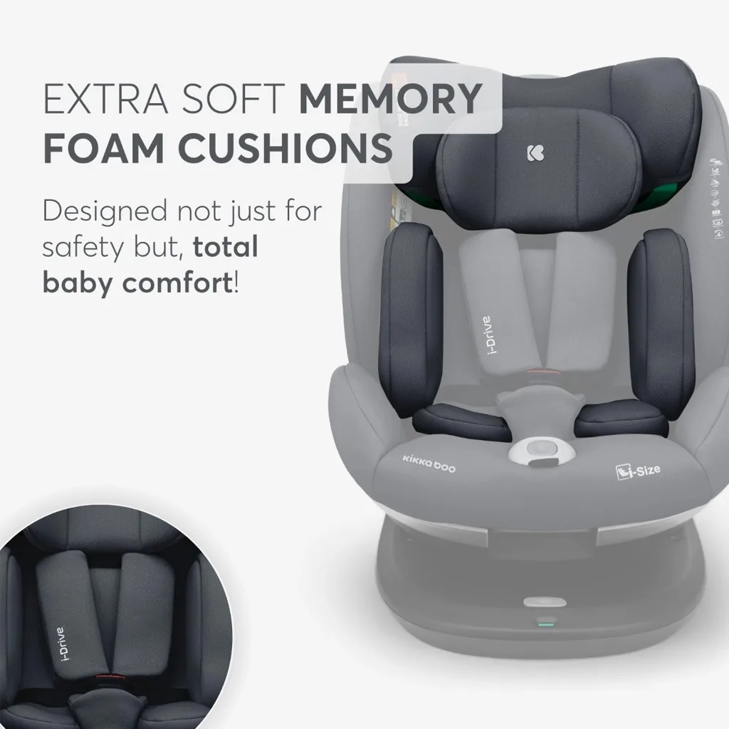 صندلی ماشین کیکابو مدل I Drive I size طبی 360درجه ایزوفیکس دار Kikkaboo