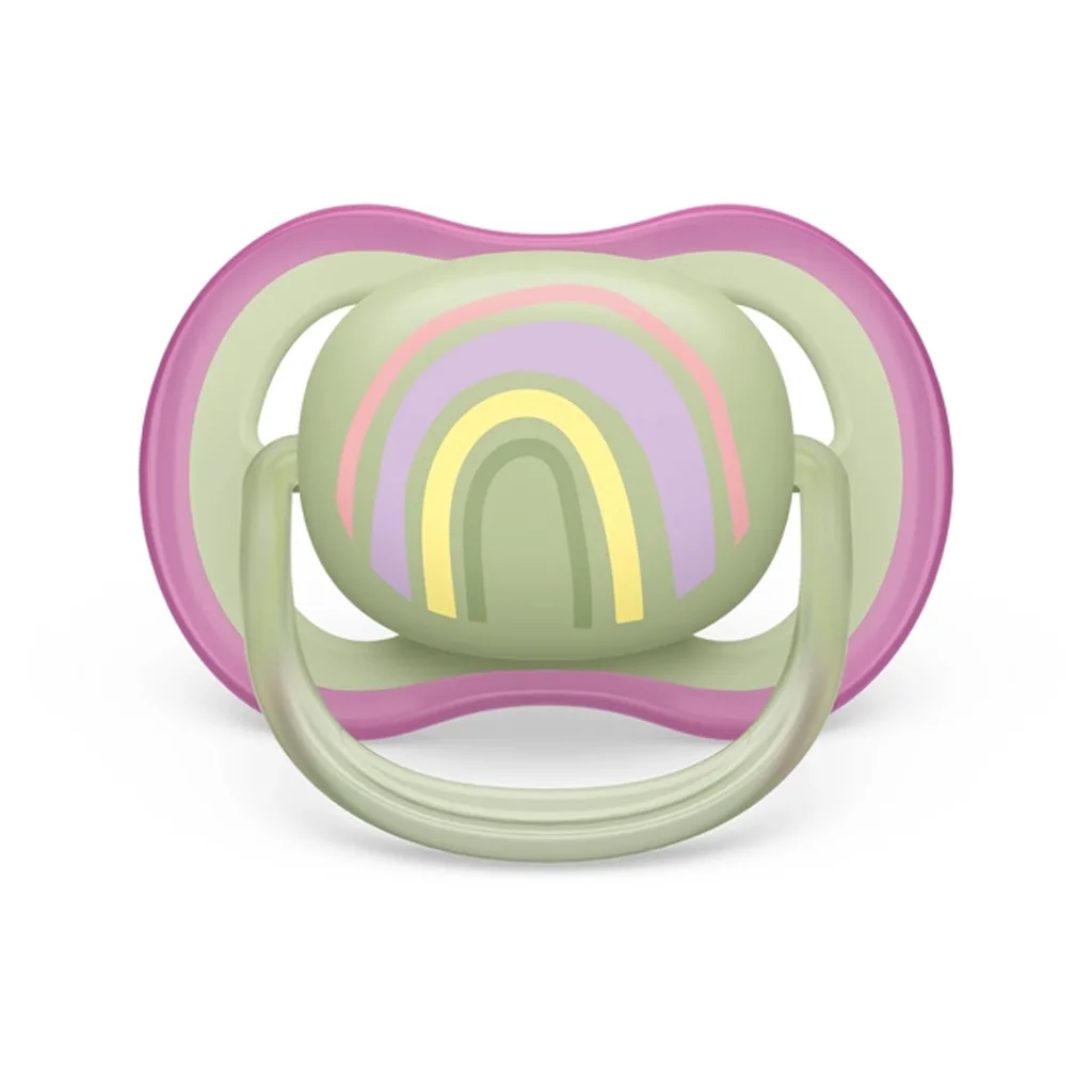 پستانک اونت Ultra Air الترا ایر 2عددی رنگین کمان خورشید 0-6ماه Avent