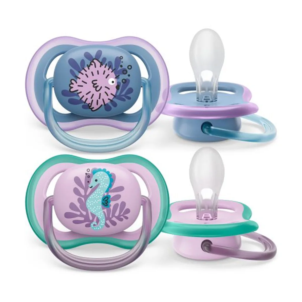 پستانک اونت Ultra Air الترا ایر 2عددی رنگین 6-18ماه Avent