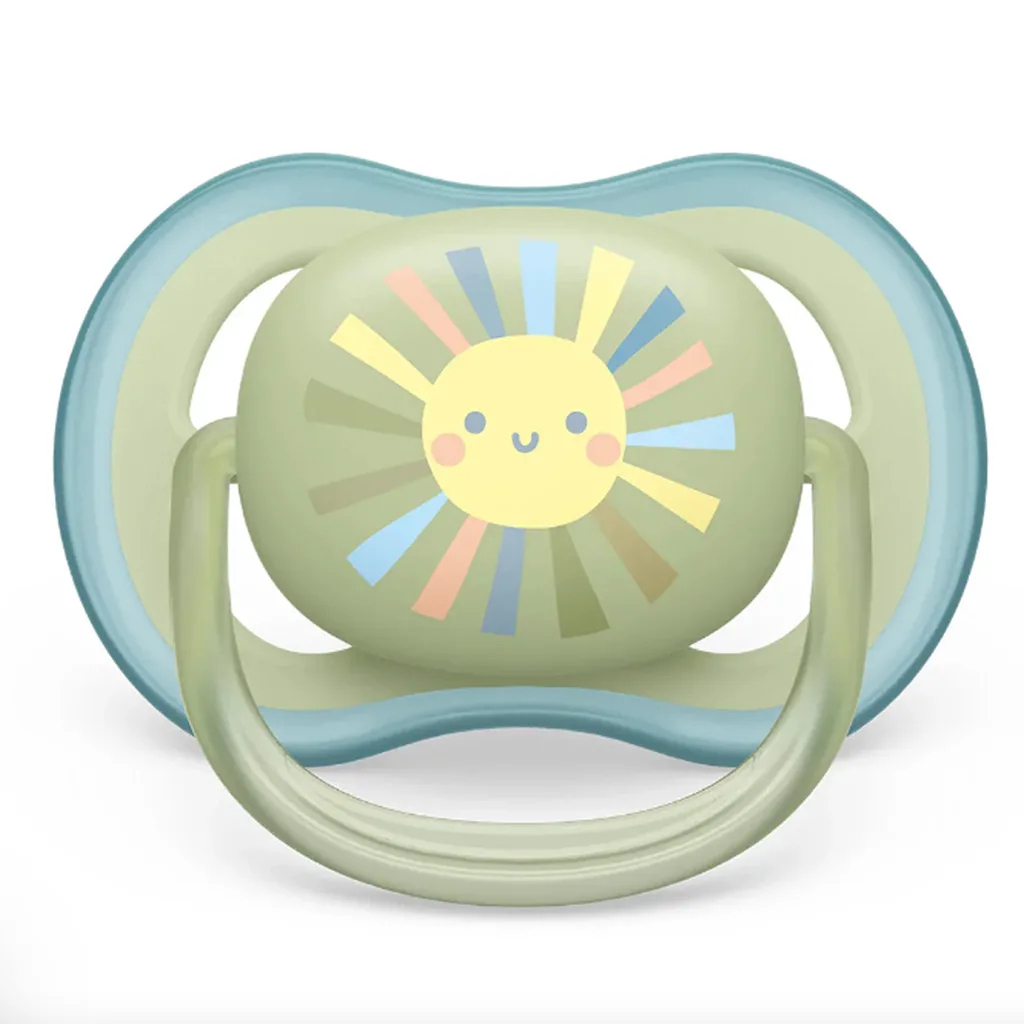 پستانک اونت Ultra Air الترا ایر 2عددی رنگین کمان خورشید 0-6ماه Avent