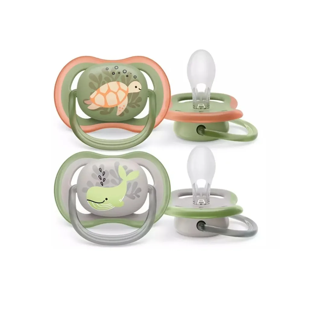 پستانک اونت Ultra Air الترا ایر 2عددی رنگین 6-18ماه Avent