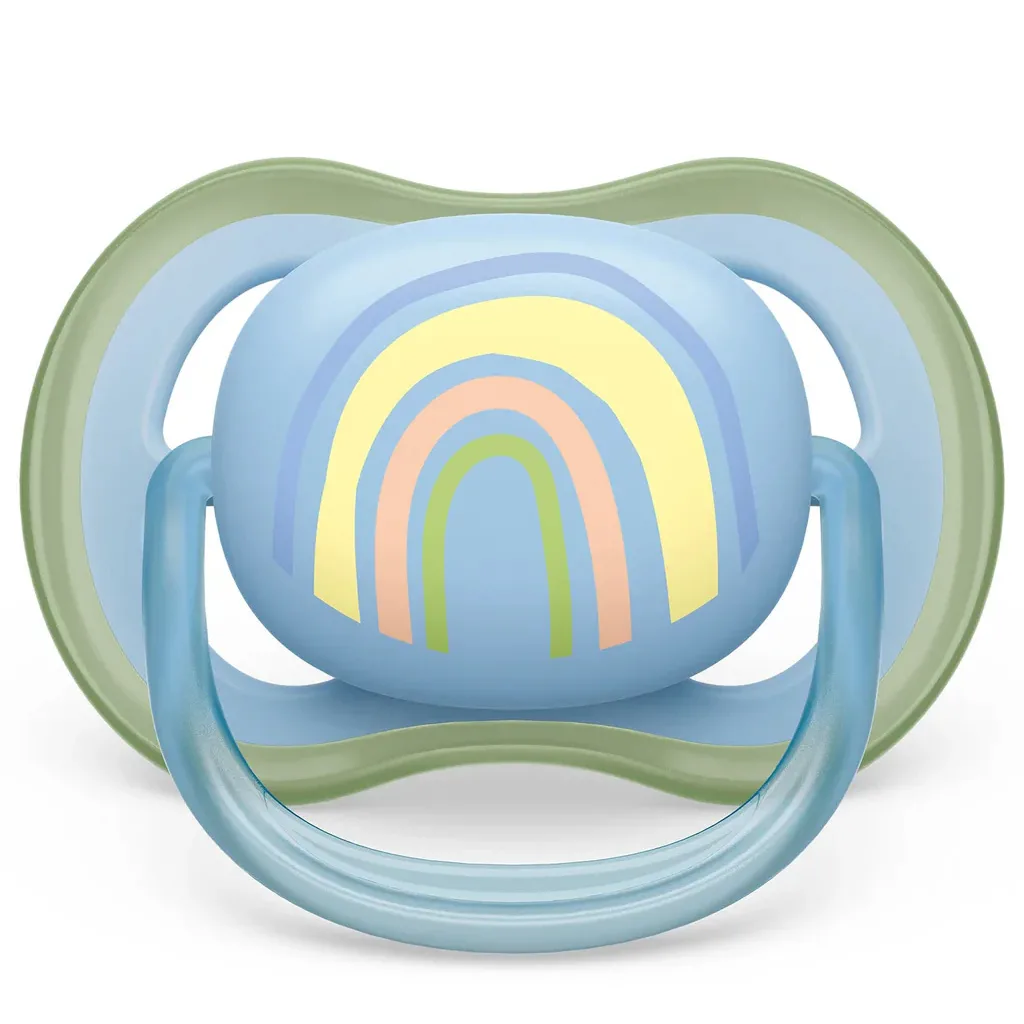 پستانک اونت Ultra Air الترا ایر 2عددی رنگین کمان خورشید 0-6ماه Avent