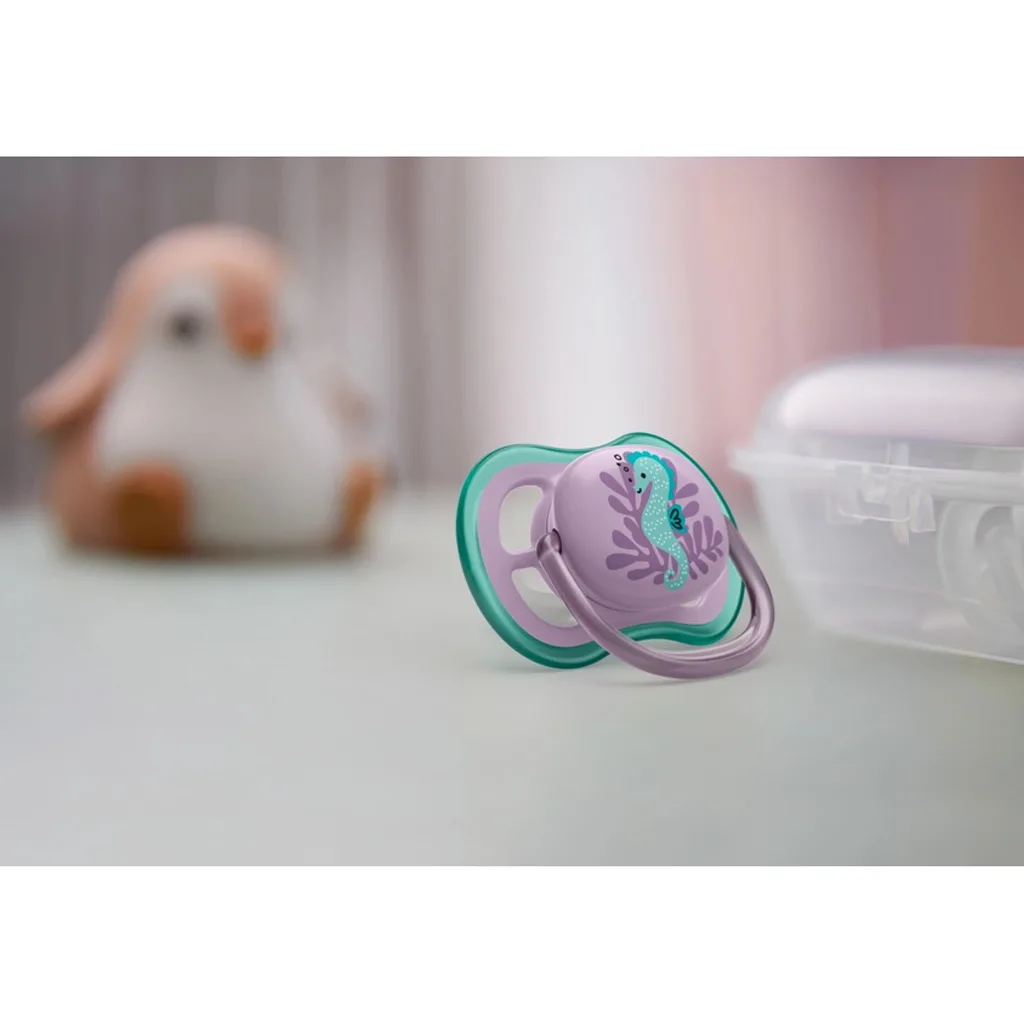 پستانک اونت Ultra Air الترا ایر 2عددی رنگین 6-18ماه Avent