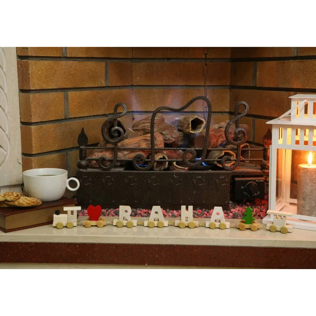 هدایای چوبی و تبلیغاتی حروف لاتین انگلیسی اسم ساز قطار شادی Happy Train