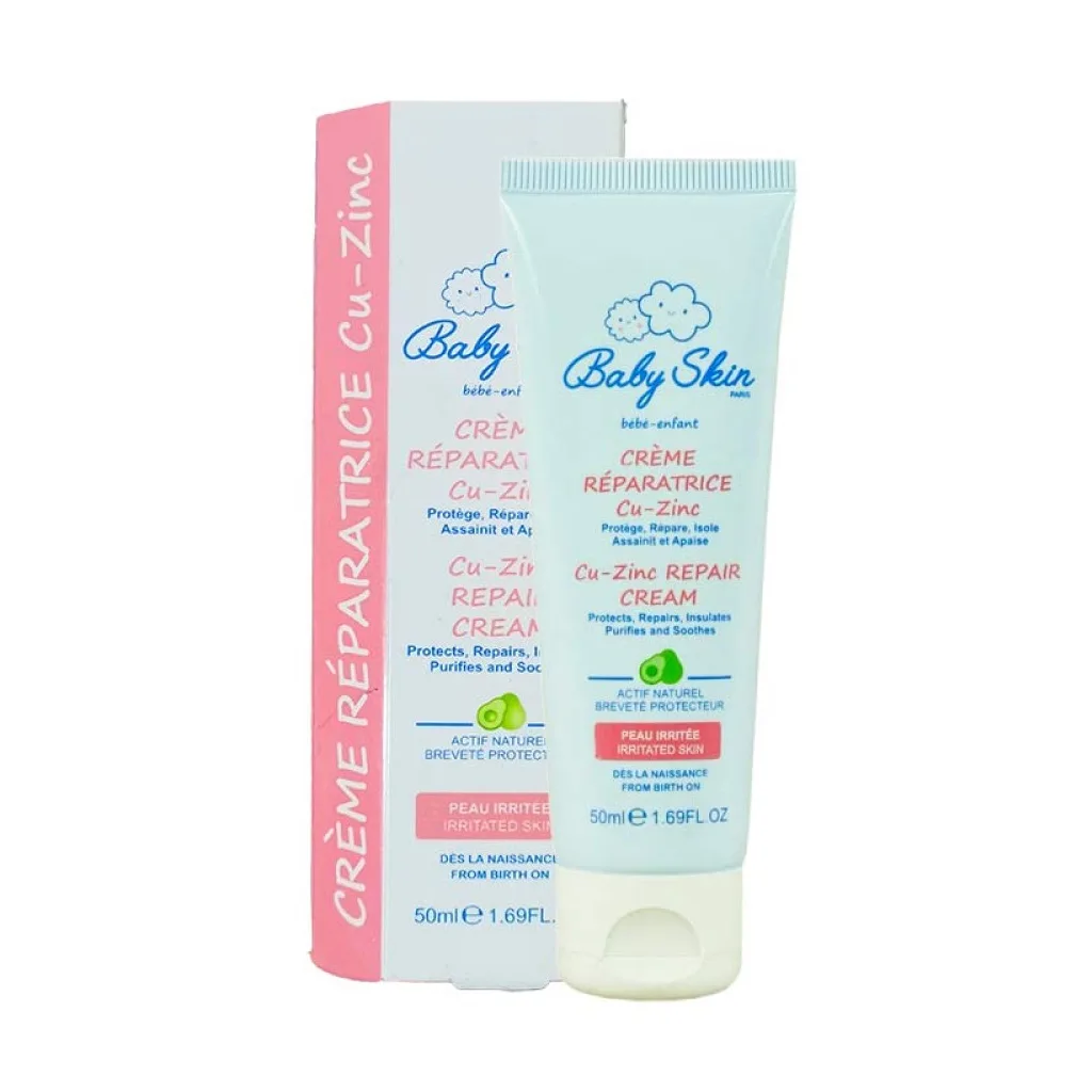 کرم کیوزینک ادرار سوختگی بیبی اسکین آووکادو 50میل Baby Skin