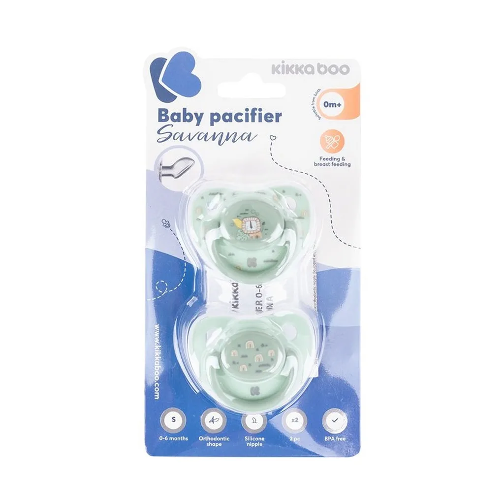 پستانک کیکابو savanna ارتودنسی دربدار 6-0ماه Kikkaboo