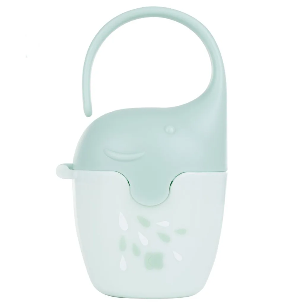 قاب پستانک کیکابو Elephant طرح فیل 2رنگ 0+ماه Kikkaboo