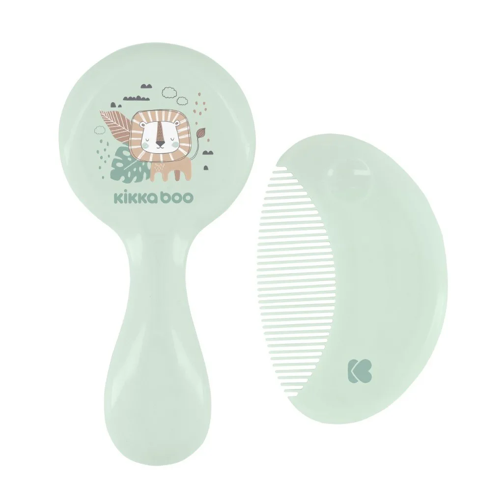 شانه برس کیکابو مدل Savanna با الیاف طبیعی Kikkaboo