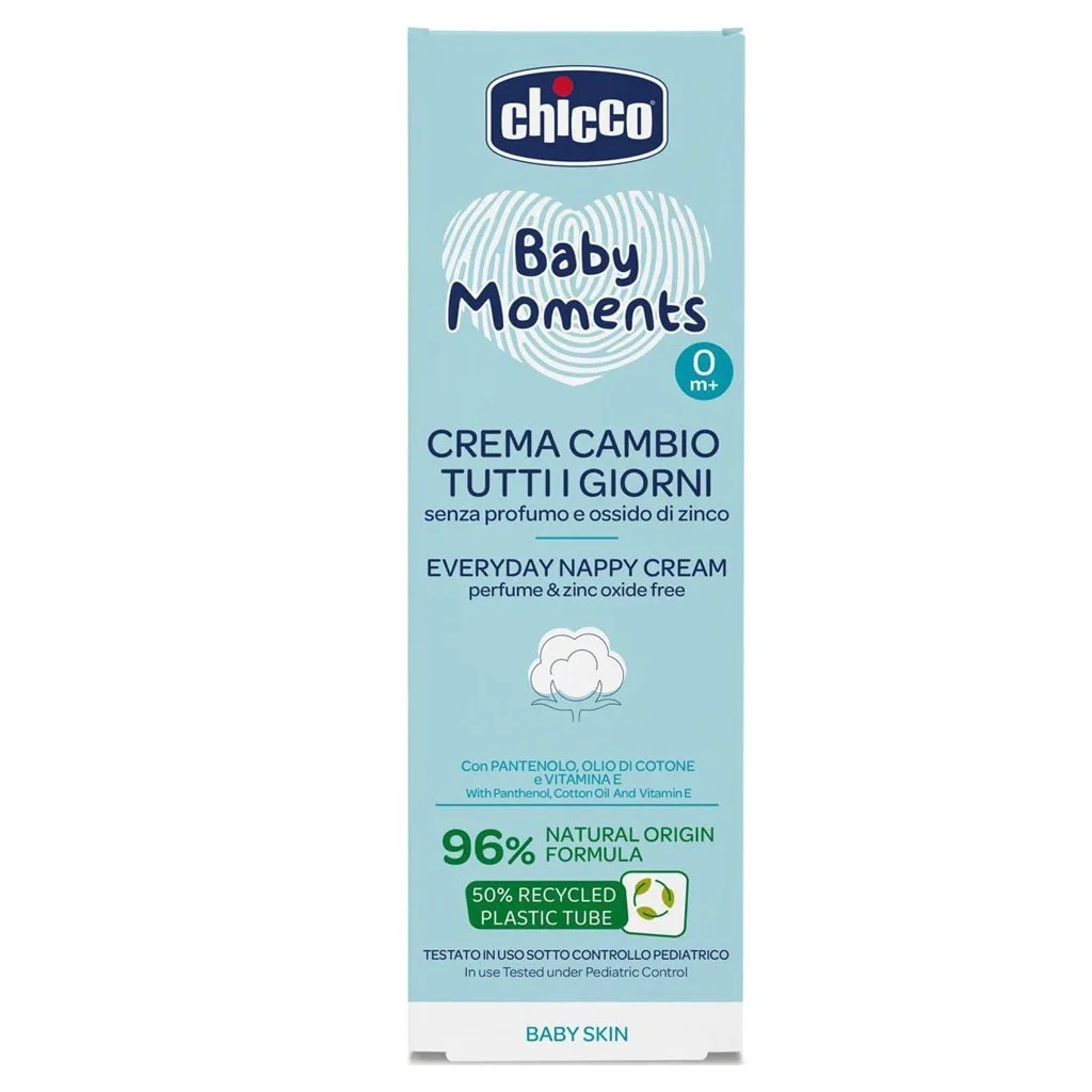 نپی کرم سوختگی چیکو Nappy بدون زینک اکساید 96درصد ارگانیک 100میل Chicco