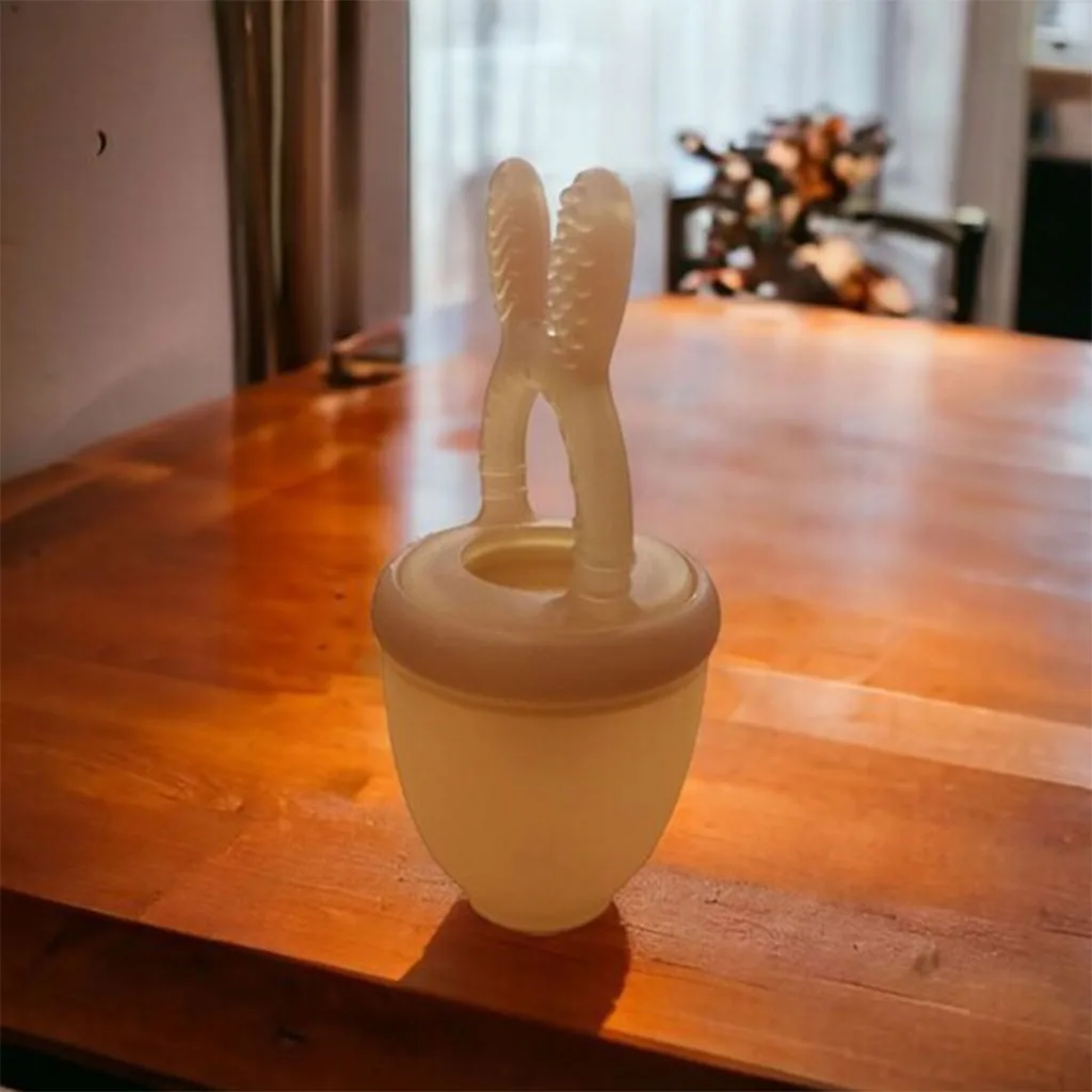 پستانك ميوه خوری فيدينگ تغذيه سيليكونی موم عسل قابدار Dr GYM