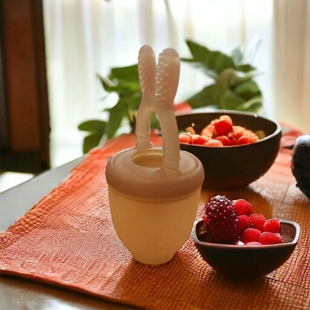 پستانك ميوه خوری فيدينگ تغذيه سيليكونی موم عسل قابدار Dr GYM