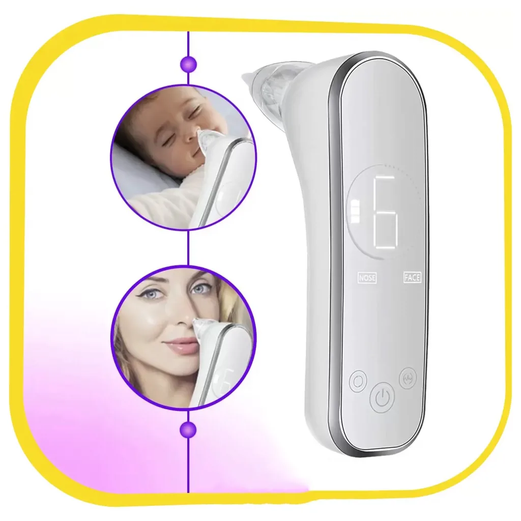 پوار برقی چیکو یا مکنده بینی و صورت 2کاره شارژی قابل شستشو Chicco