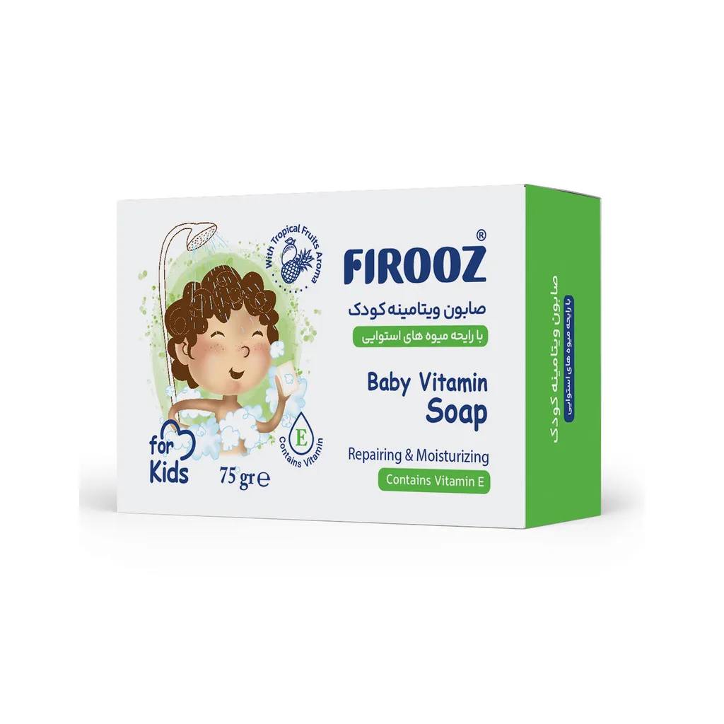 صابون ویتامینه فیروز با رایحه میوه های استوایی 75گرمی Firooz
