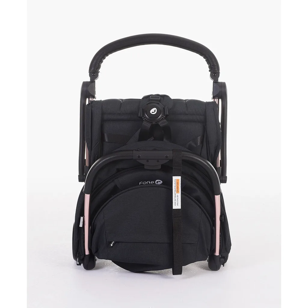 ست کالسکه کریر فورته Travel مسافرتی دسته چرم عصایی ایتالیایی Forte