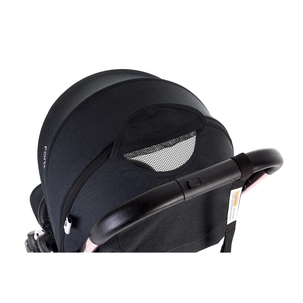 ست کالسکه کریر فورته Travel مسافرتی دسته چرم عصایی ایتالیایی Forte