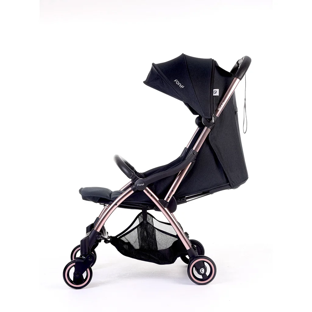 ست کالسکه کریر فورته Travel مسافرتی دسته چرم عصایی ایتالیایی Forte