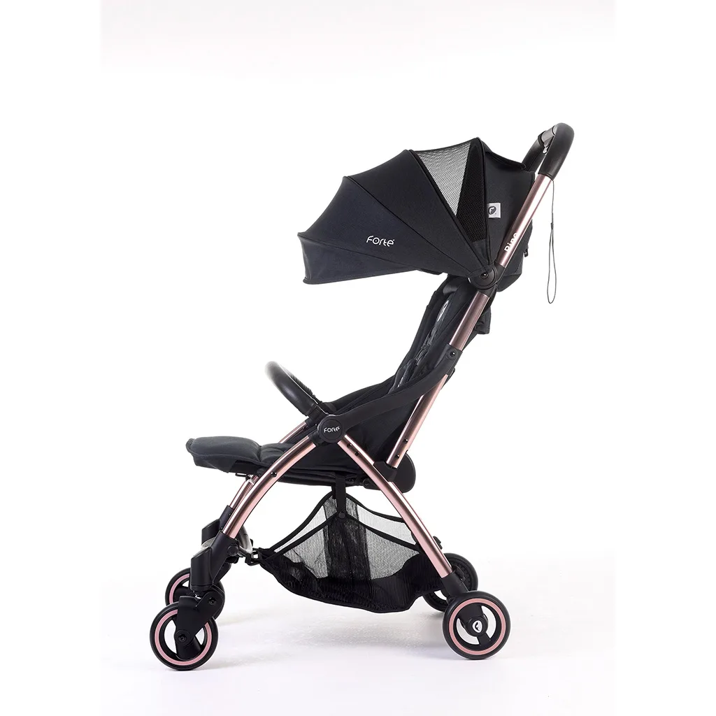 ست کالسکه کریر فورته Travel مسافرتی دسته چرم عصایی ایتالیایی Forte