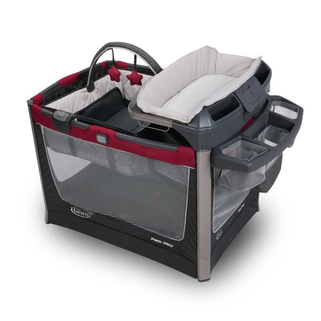 تخت پارک گراکو مدل Pack And Play Smart Stations Presley با جایگاه تعویض Graco