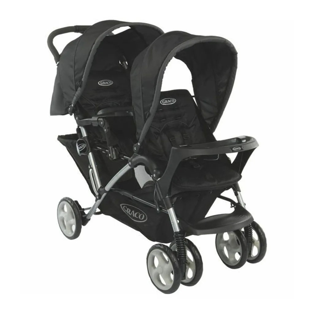 کالسکه 2قلو گراکو stadium duo با تحمل وزن 30کیلو Graco