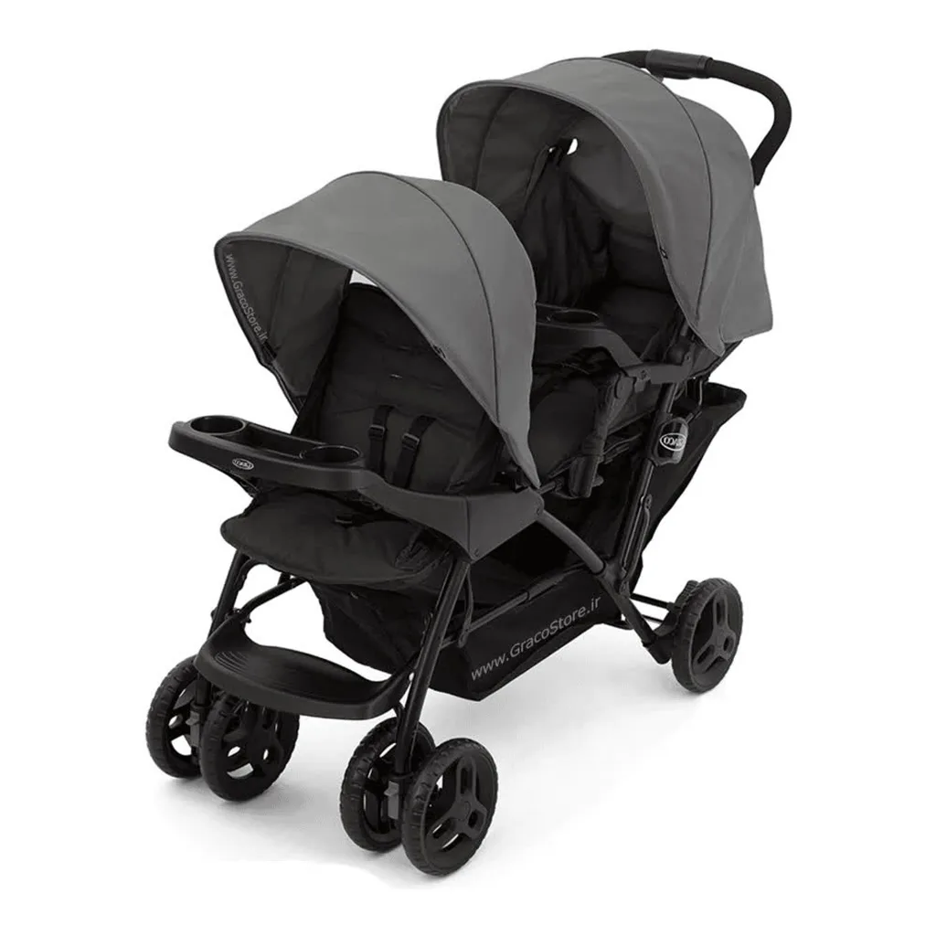 کالسکه 2قلو گراکو stadium duo با تحمل وزن 30کیلو Graco