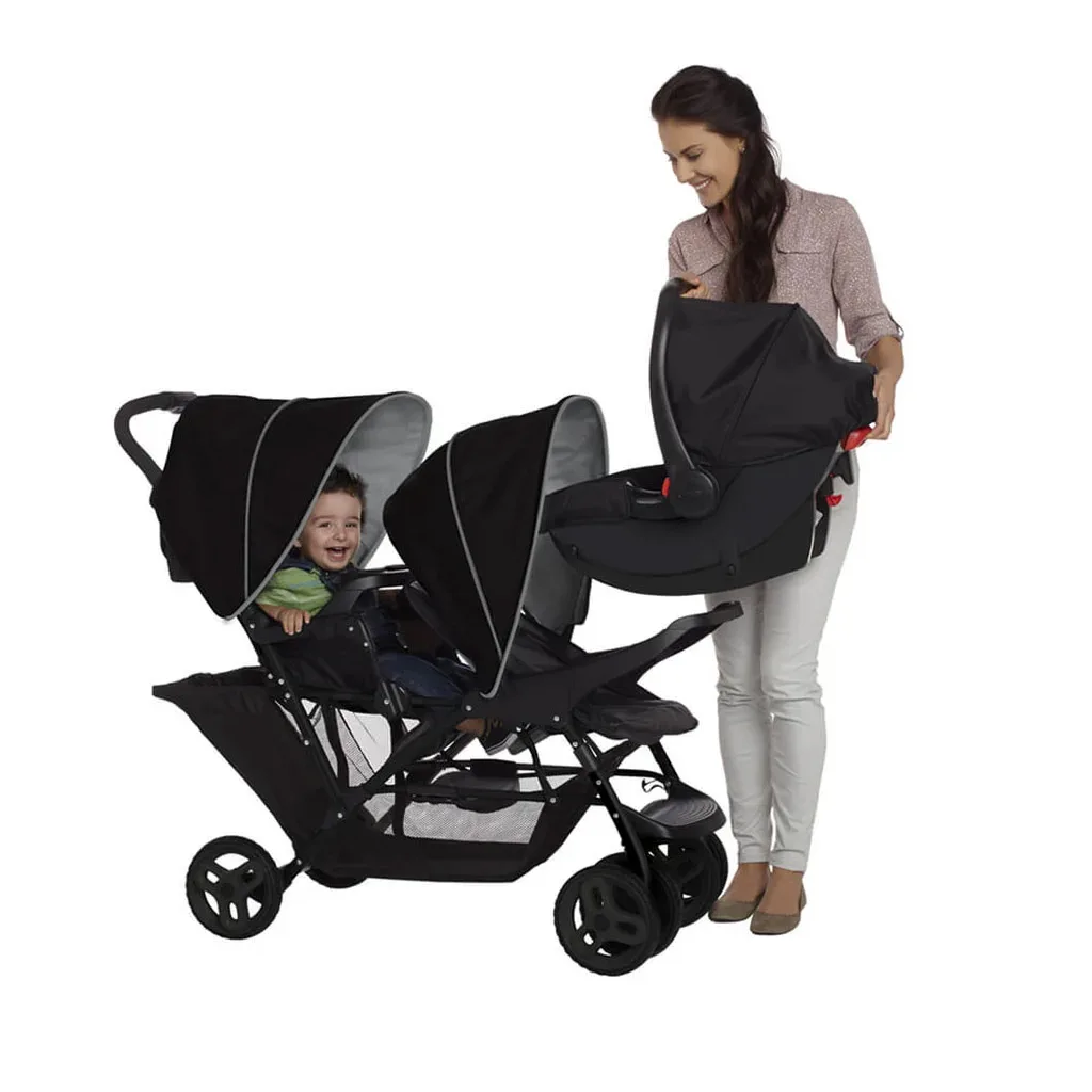 کالسکه 2قلو گراکو stadium duo با تحمل وزن 30کیلو Graco