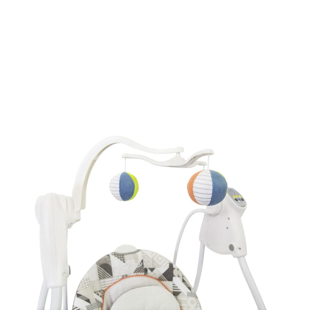 تاب برقی گراکو مدل swing loving hug patchwork مثلث اشكال هندسی Graco