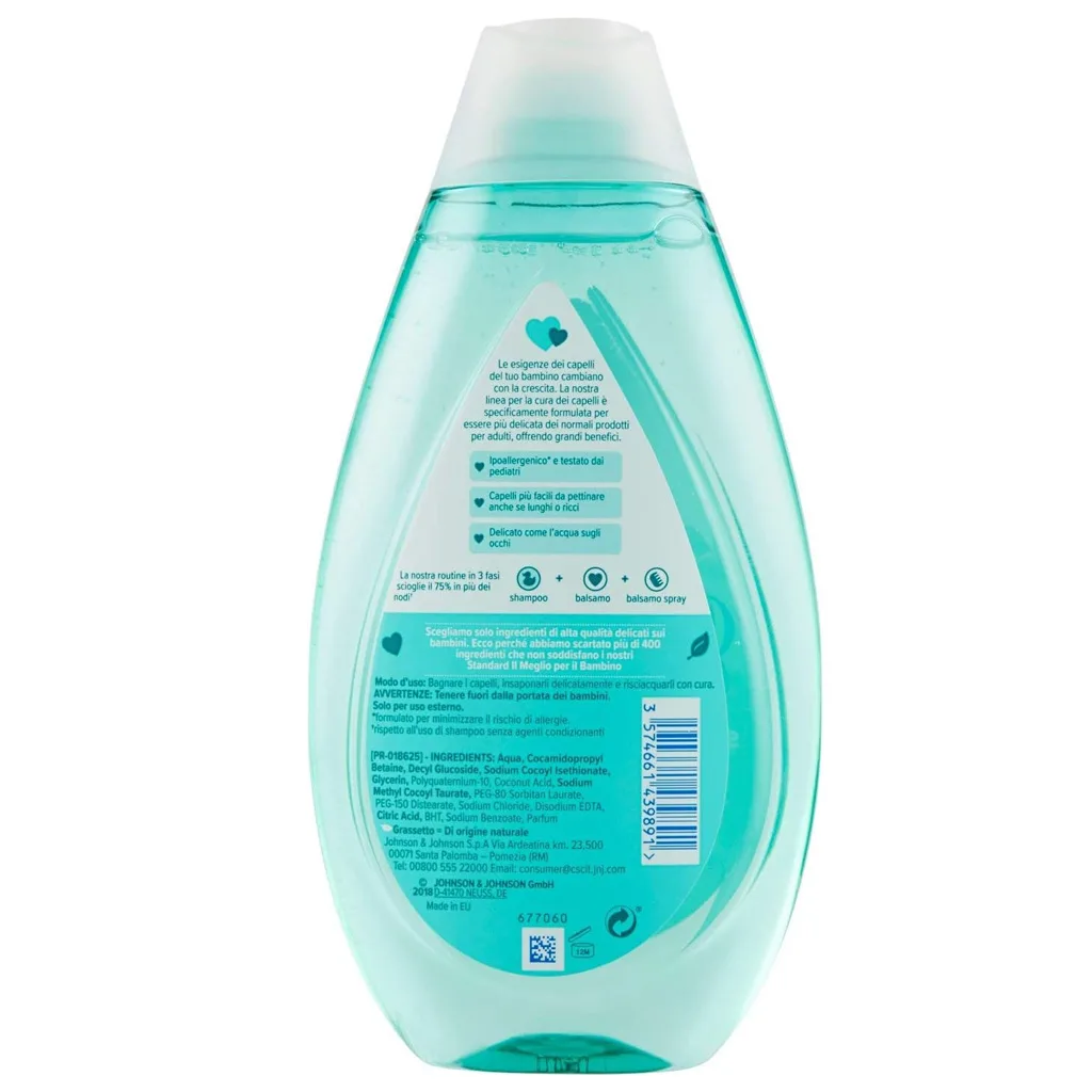 شامپو سروبدن جانسون گره بازکن Mai Piu Nodi Bambini طرح شیر Johnsons