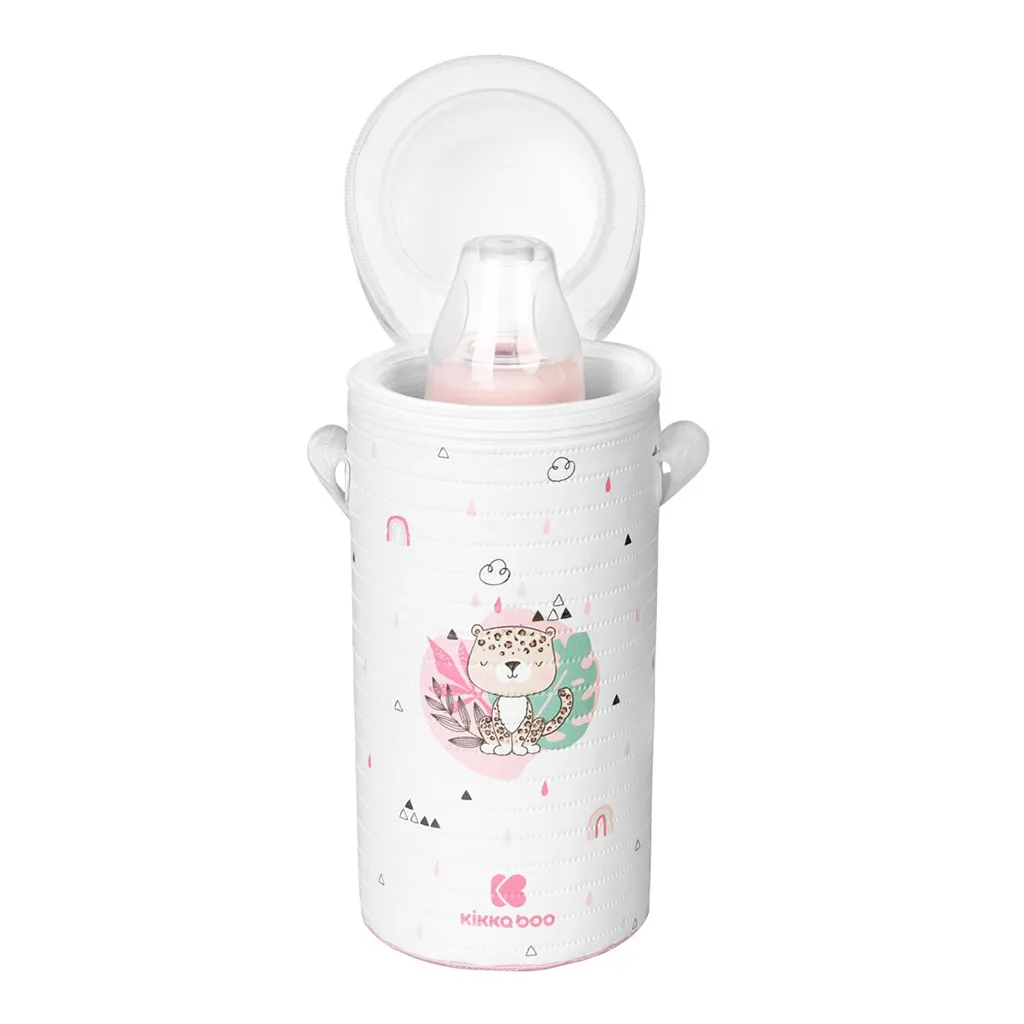 کیف فلاسک شیشه شیر کیکابو مدل Savanna عایق حرارتی Kikkaboo