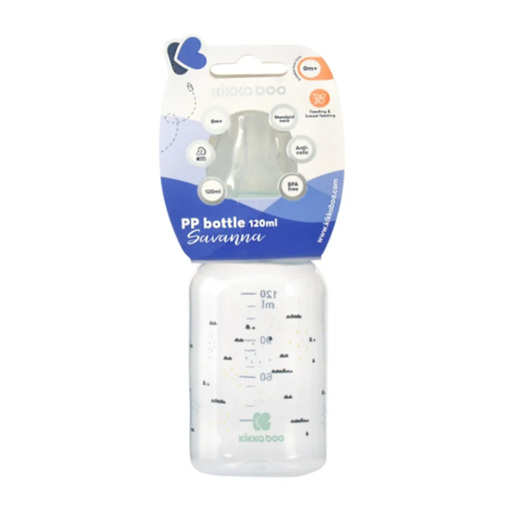شيشه شير 120 میل مدل Savanna کيکابو Kikkaboo