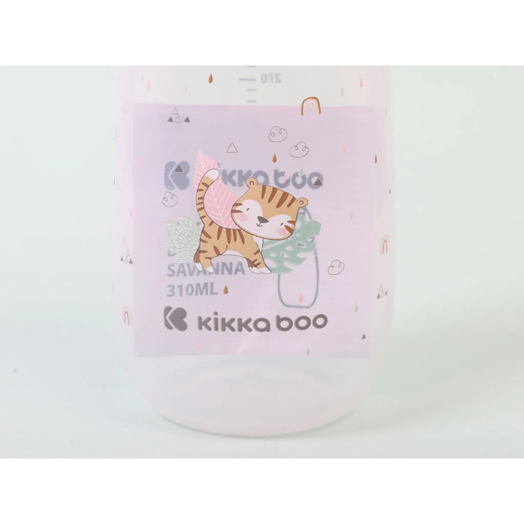 شیشه شیر کیکابو Savana آنتی کولیک 6+ماه 310میل Kikkaboo