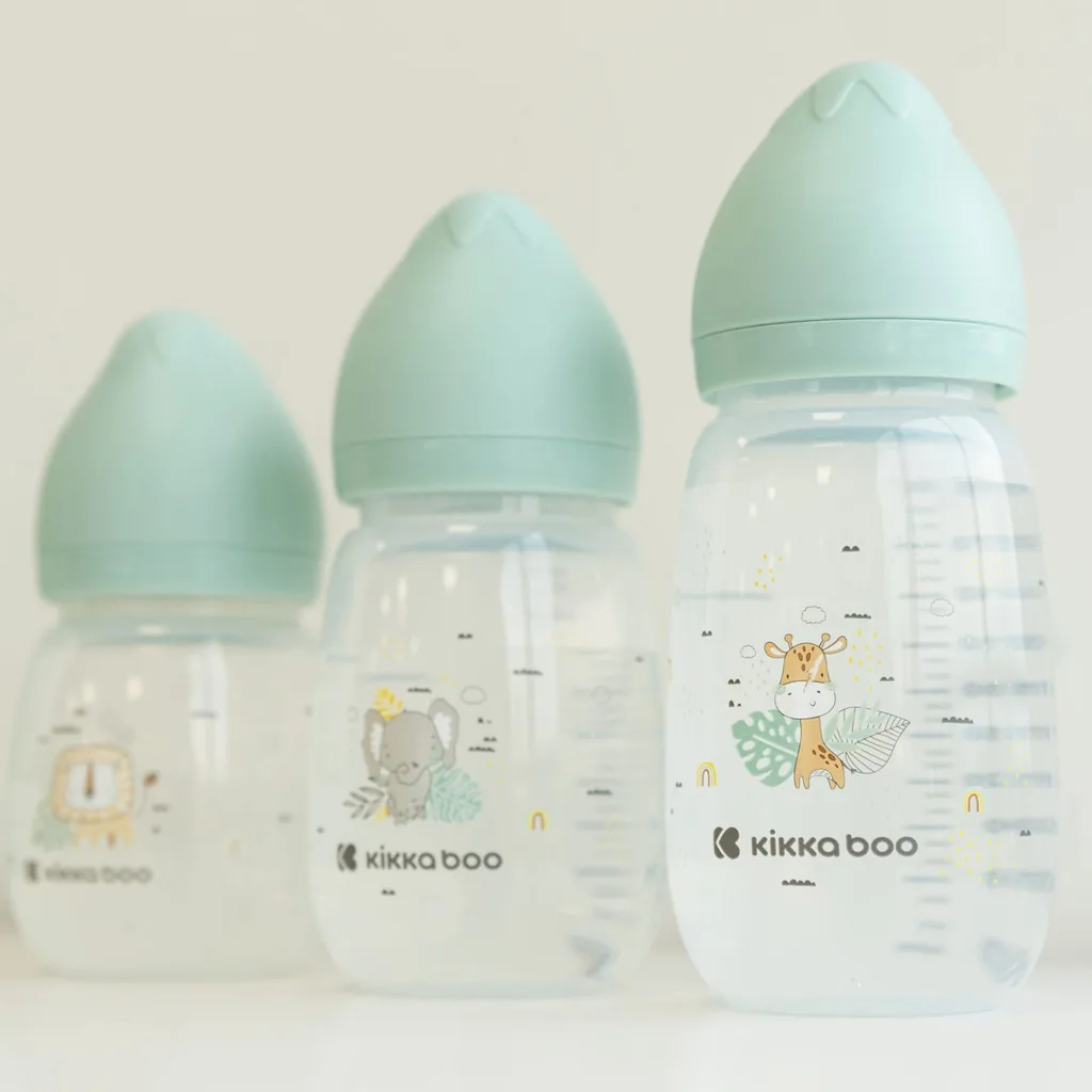 شیشه شیر کیکابو Savana آنتی کولیک 6+ماه 310میل Kikkaboo