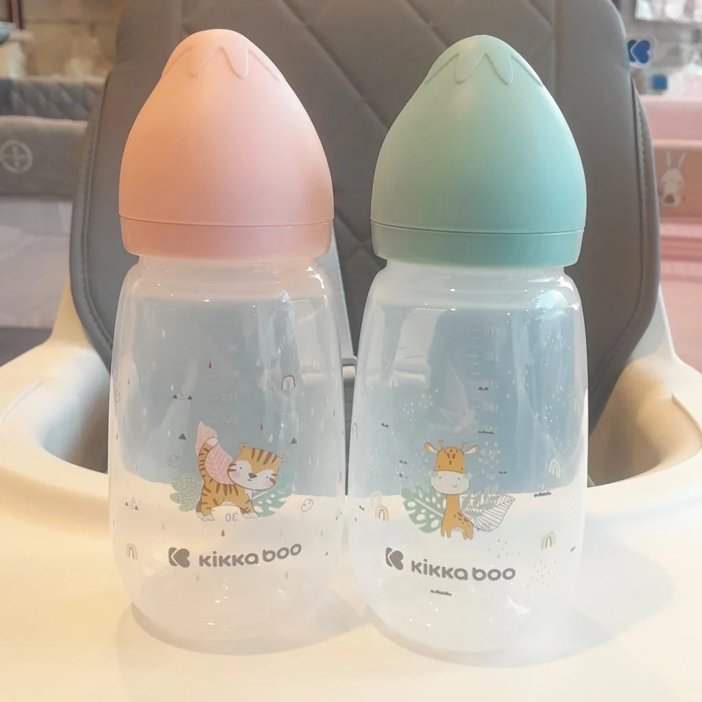 شیشه شیر کیکابو Savana آنتی کولیک 6+ماه 310میل Kikkaboo
