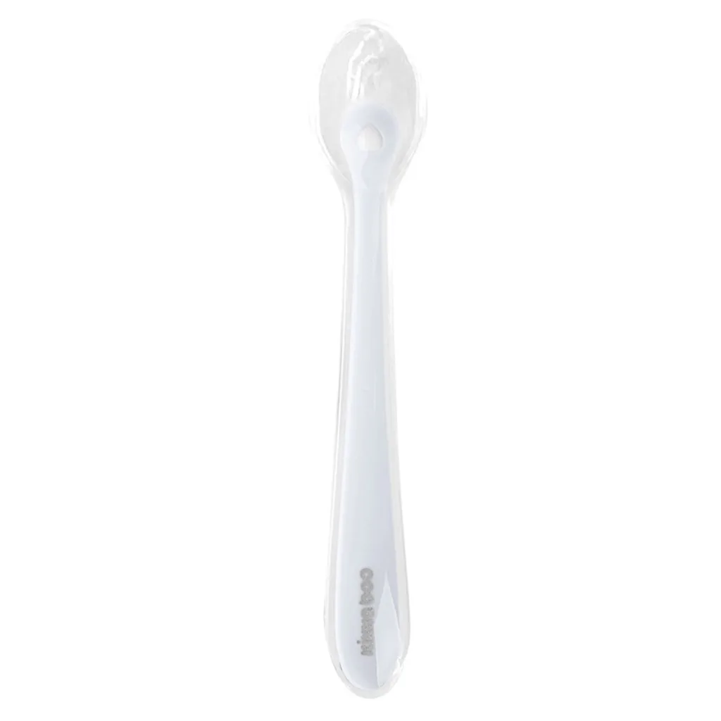 قاشق کیکابو سیلیکونی Silicone spoons with case قابدار 4+ماه تکی Kikkaboo