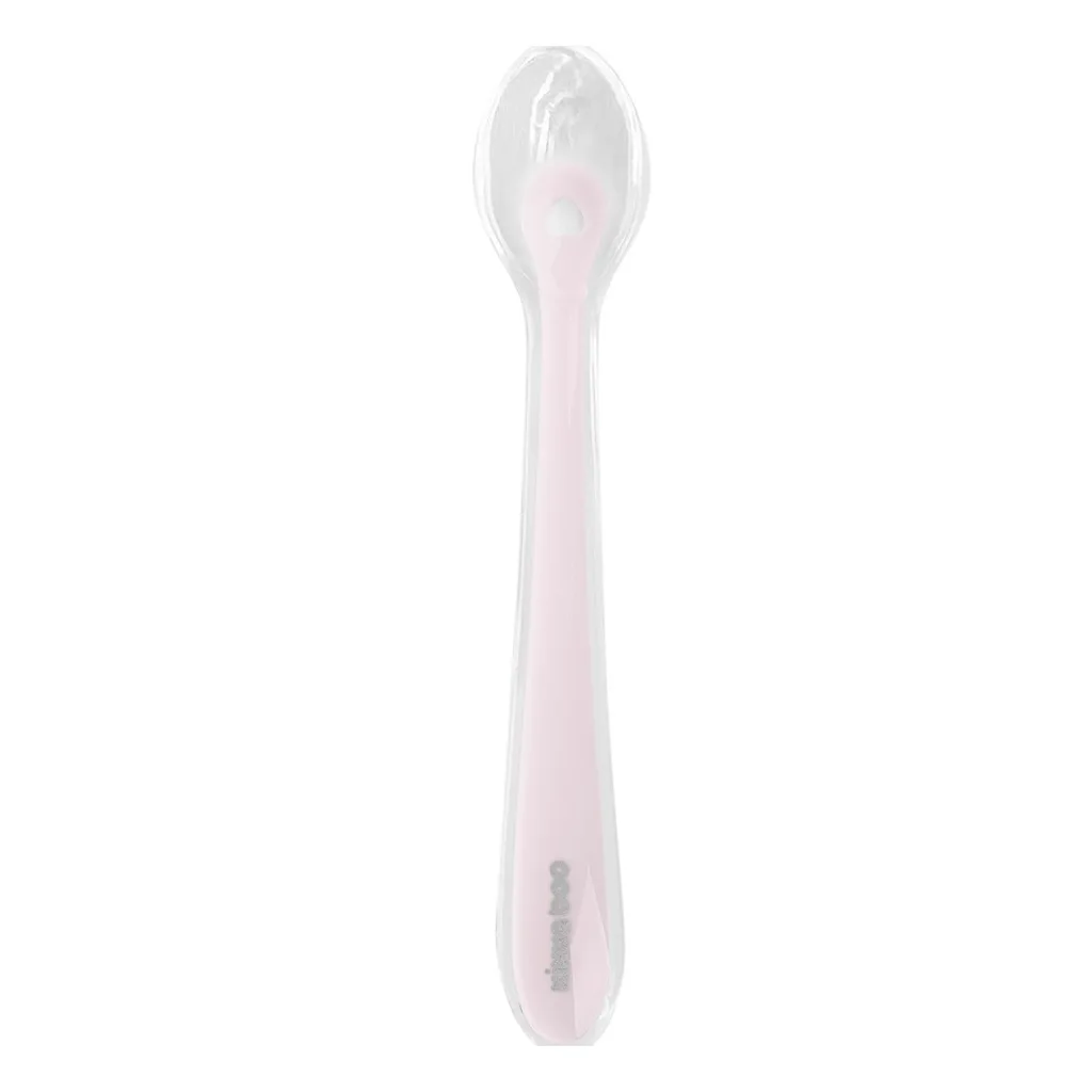 قاشق کیکابو سیلیکونی Silicone spoons with case قابدار 4+ماه تکی Kikkaboo